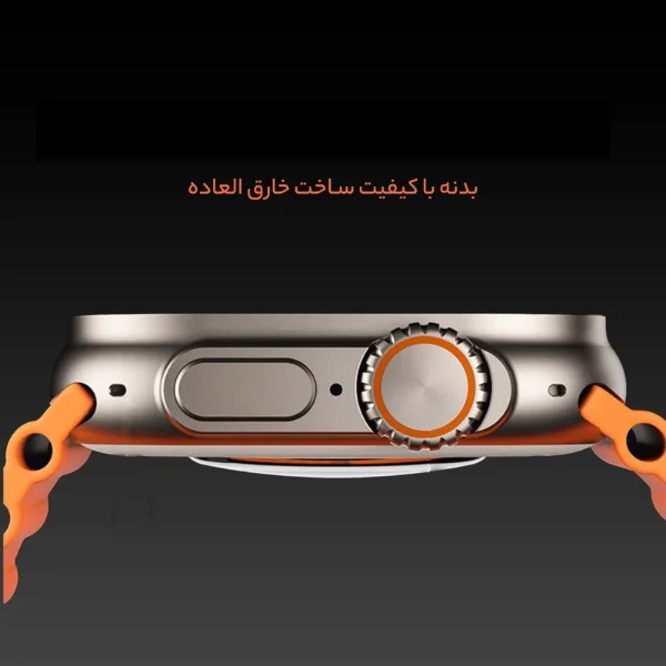 ساعت هوشمند 49 میلی متر مدل Racher با بند سیلیکونی - تصویر 8
